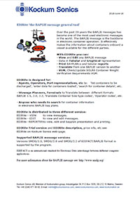 BAPLIE message tool EDIRite - General information and user guide 