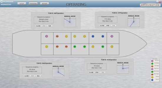 Kockumation Tank Cleaning software