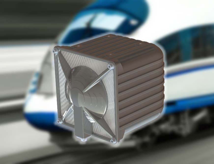 Electronic Tyfon horn for Rolling Stock